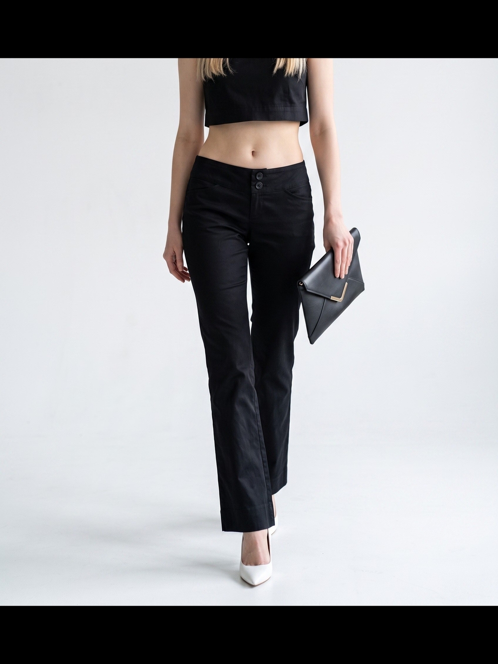 Arden B Women's Black Straight-Leg Pants— Sleek Everyday Style